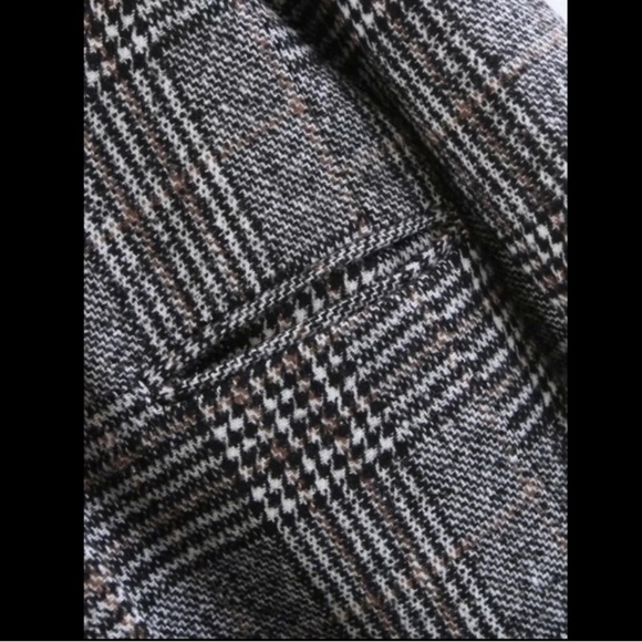 Single button plaid coat - Picture 6 of 8